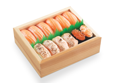 雜錦三文魚壽司盛 B