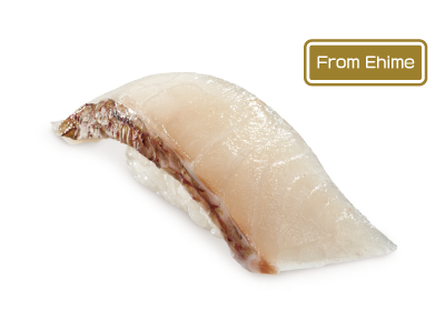 Japanese Red Seabream with Yuzu Salt Sushi