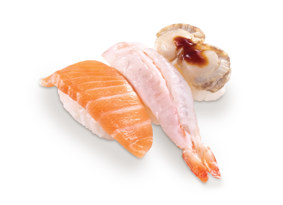 Assorted Seafood Trio Sushi