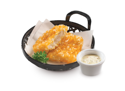 吉列蝦餅拌他他醬