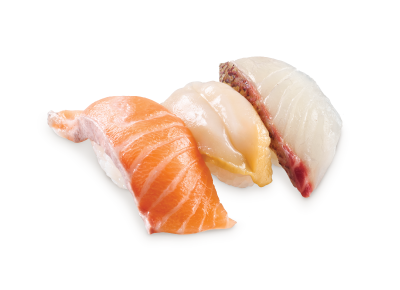 Fresh Seafood Trio Sushi