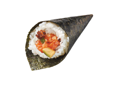 辣味三文魚加州手卷