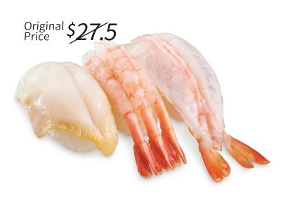 Shrimp and Shellfish Trio