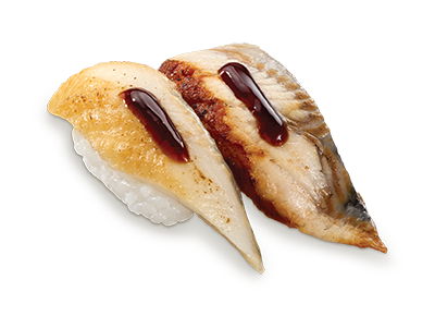 炙燒穴子鰻魚雙式壽司