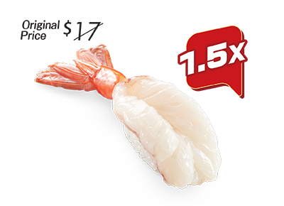 Jumbo Red Shrimp Sushi