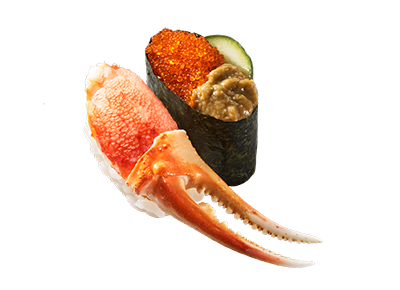 Snow Crab Claw and Crab Miso Gunkan