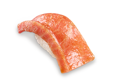Otoro Sushi with Smoky Sauce