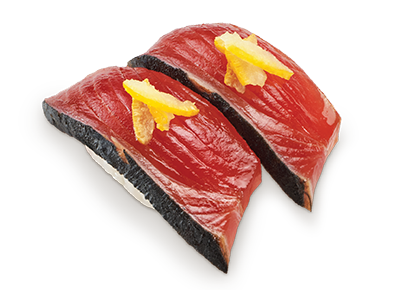 柚子醬油漬鰹魚壽司