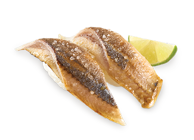 鹽燒脂香秋刀魚壽司