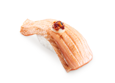 炙燒大切三文魚腩壽司